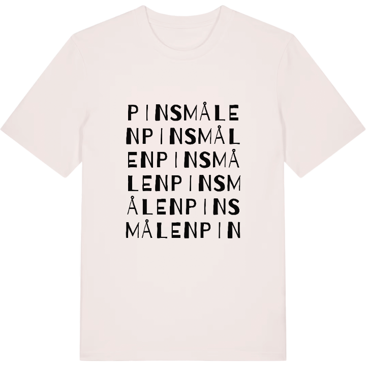 Pinsmålen ordlek t-shirt – t-shirt från PinShirt