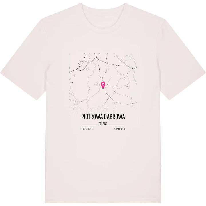 Piotrowa Dąbrowa karta t-shirt – t-shirt från PinShirt