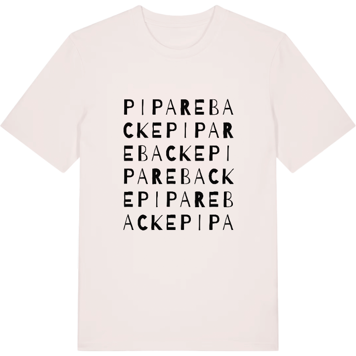 Piparebacke ordlek t-shirt – t-shirt från PinShirt