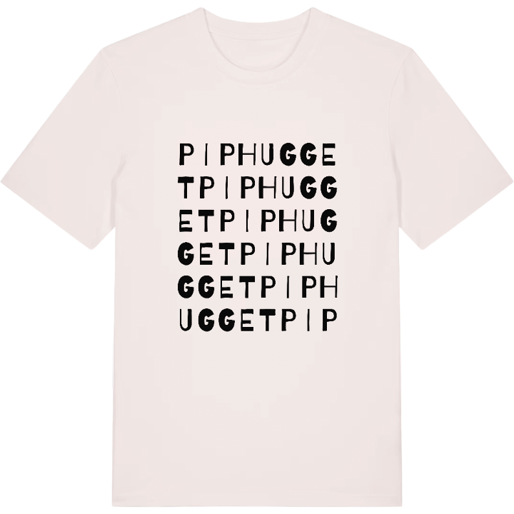 Piphugget ordlek t-shirt – t-shirt från PinShirt