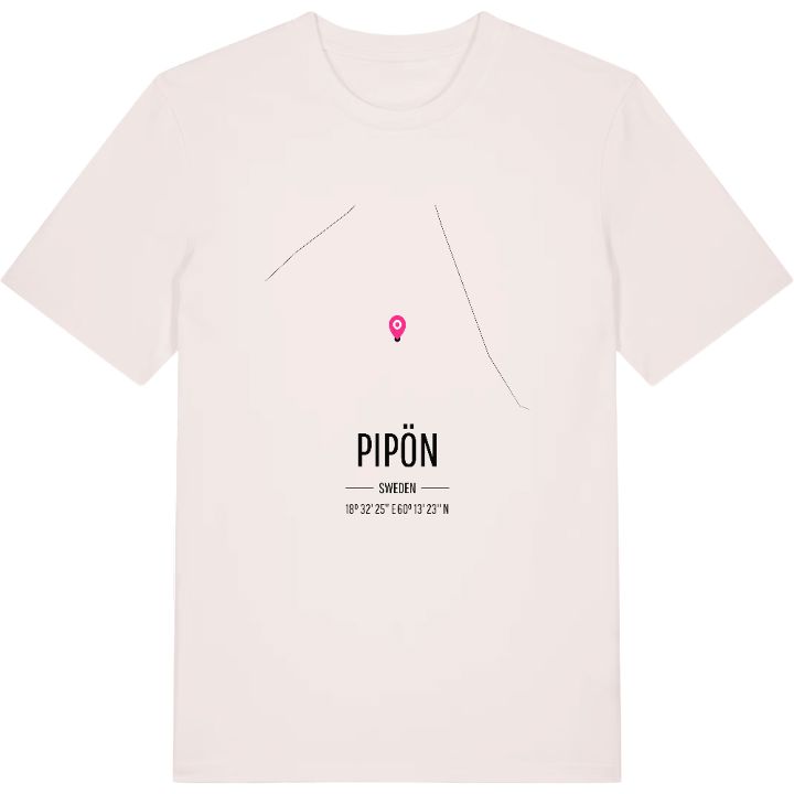 Pipön karta t-shirt – t-shirt från PinShirt