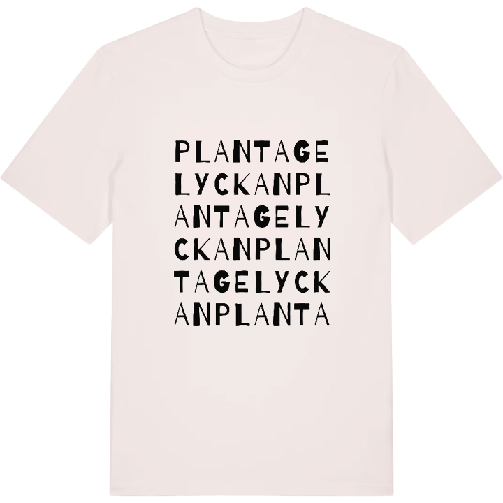 Plantagelyckan ordlek t-shirt – t-shirt från PinShirt