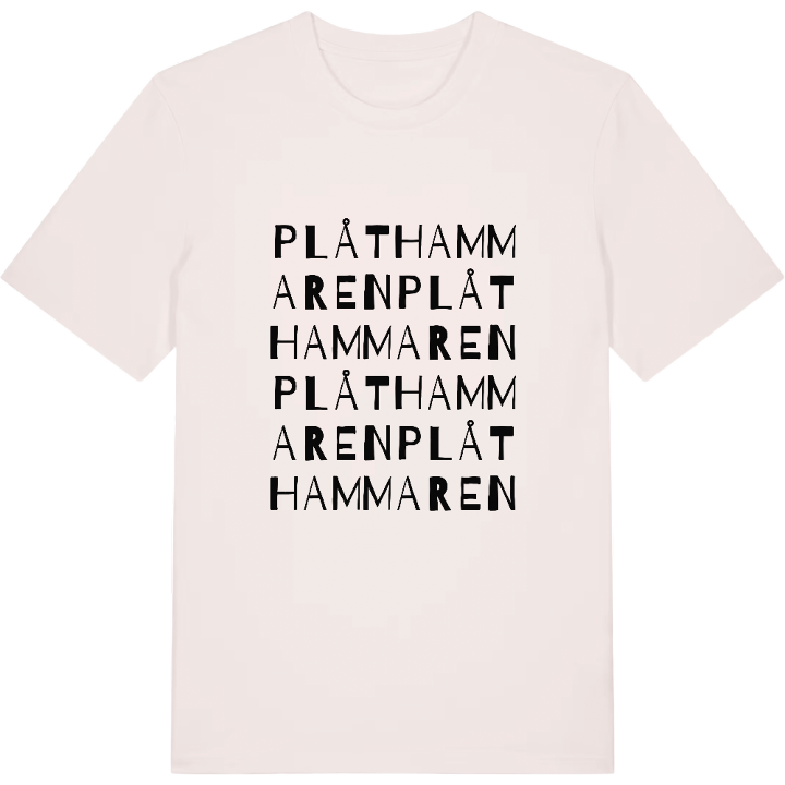 Plåthammaren ordlek t-shirt – t-shirt från PinShirt