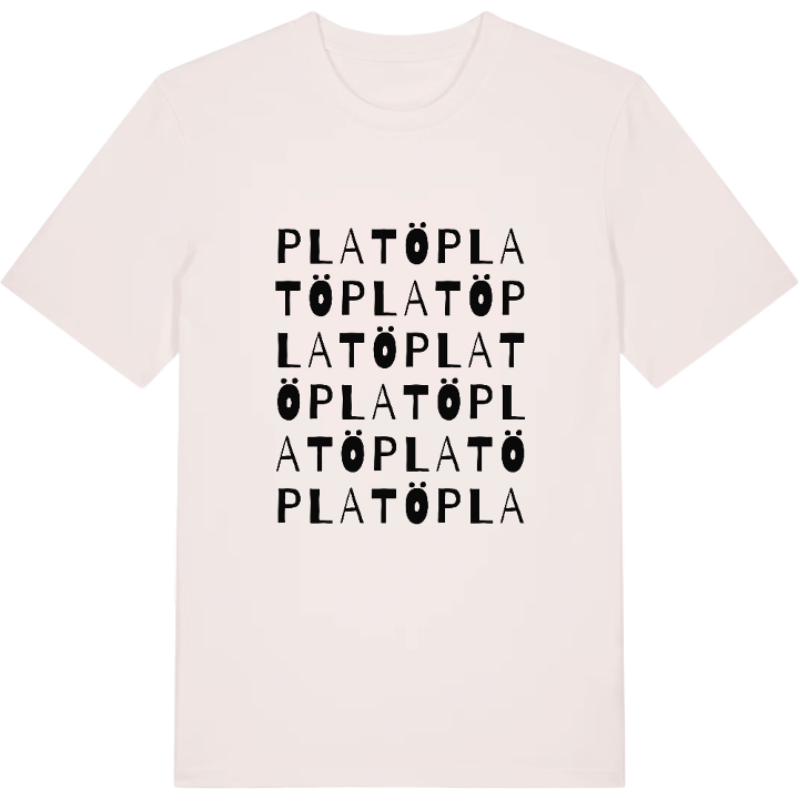 Platö ordlek t-shirt – t-shirt från PinShirt