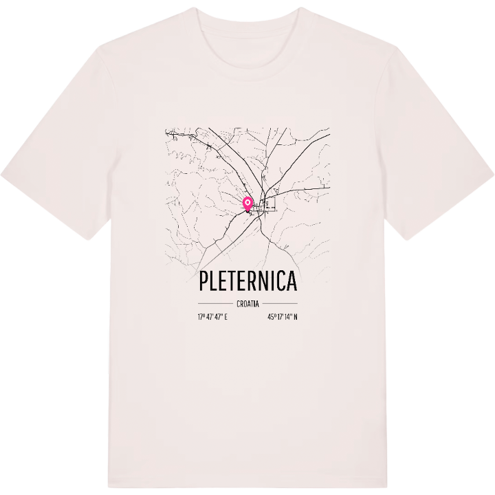 Pleternica karta t-shirt – t-shirt från PinShirt