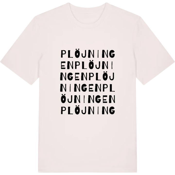 Plöjningen ordlek t-shirt – t-shirt från PinShirt