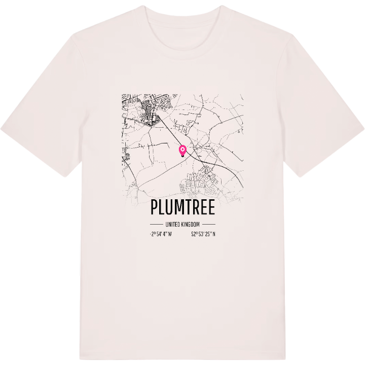 Plumtree karta t-shirt – t-shirt från PinShirt