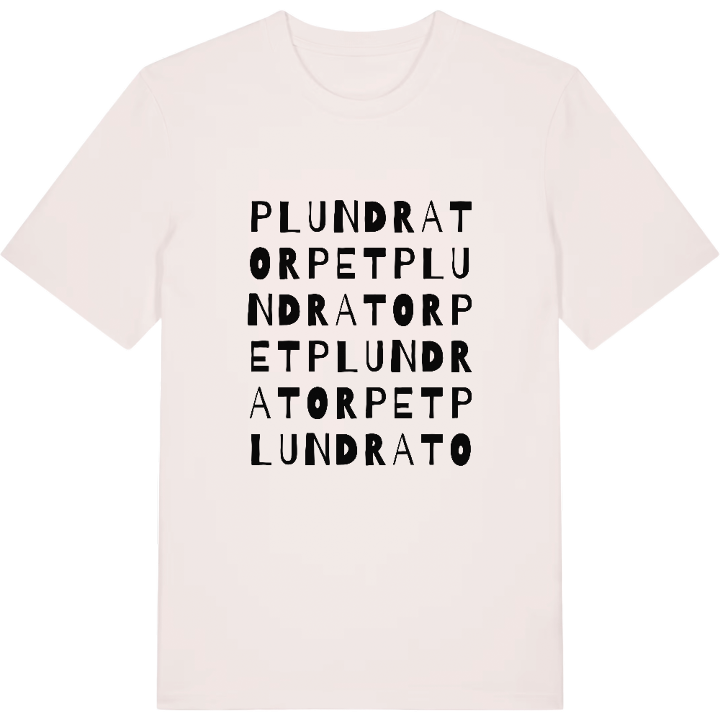 Plundratorpet ordlek t-shirt – t-shirt från PinShirt