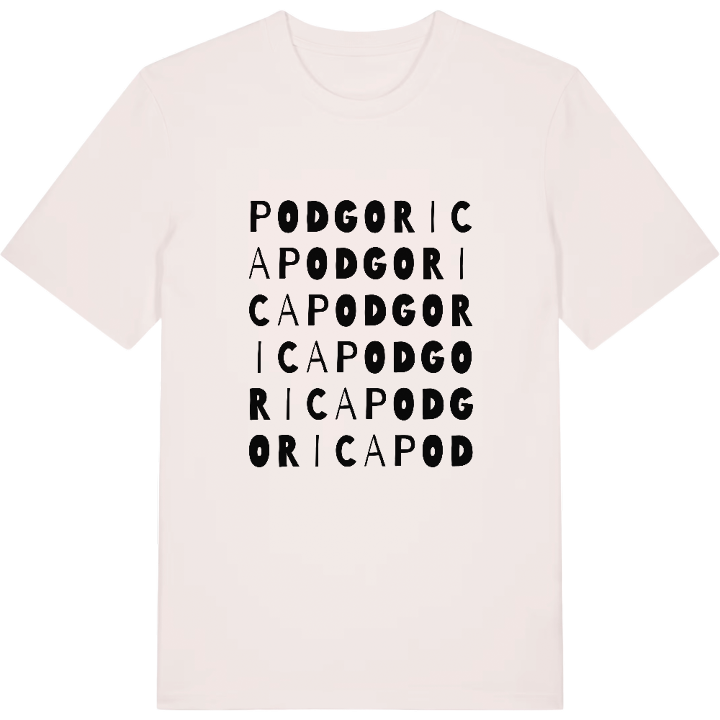 Podgorica ordlek t-shirt – t-shirt från PinShirt