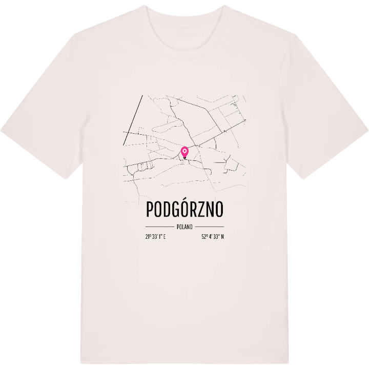 Podgórzno karta t-shirt – t-shirt från PinShirt