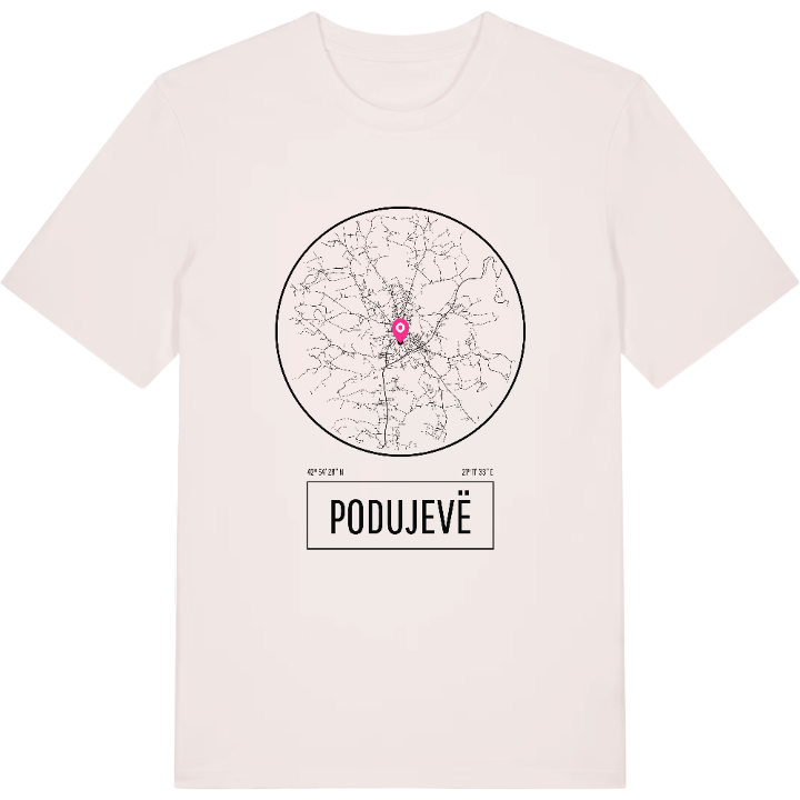 Podujevë t-shirt – t-shirt från PinShirt