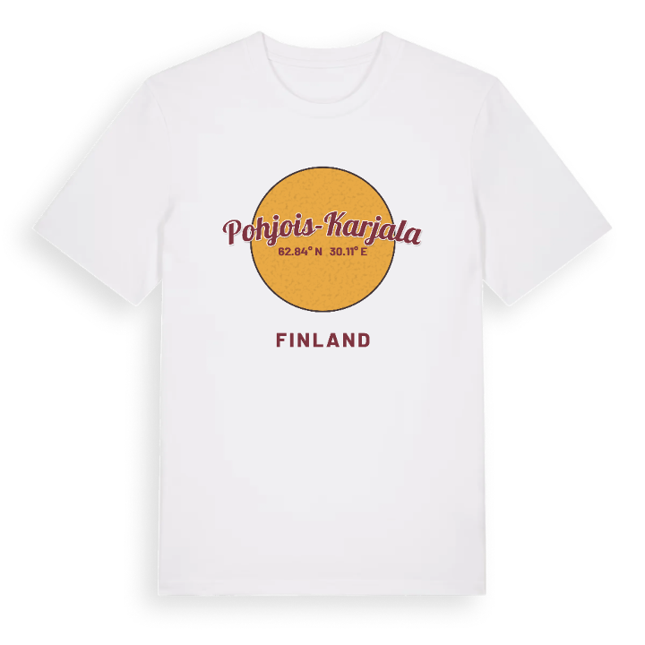 Pohjois-Karjala cirkel t-shirt – t-shirt från PinShirt