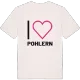 Jag älskar Pohlern t-shirt stort tryck