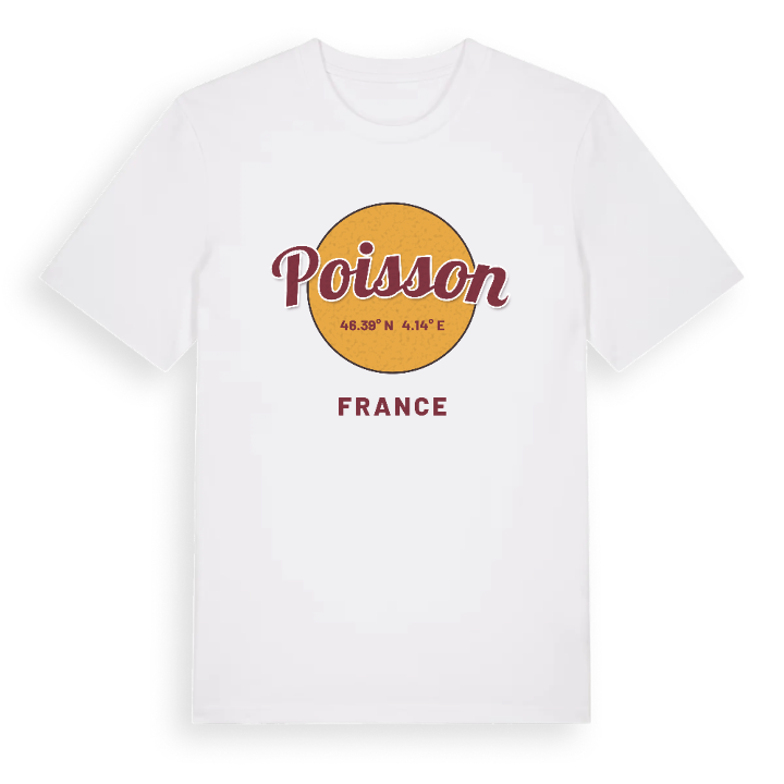 Poisson cirkel t-shirt – t-shirt från PinShirt