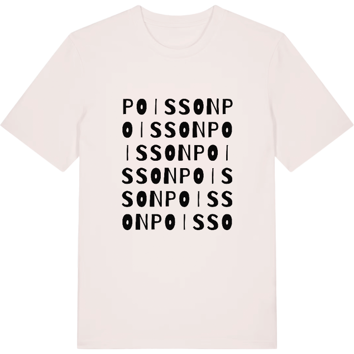 Poisson ordlek t-shirt – t-shirt från PinShirt