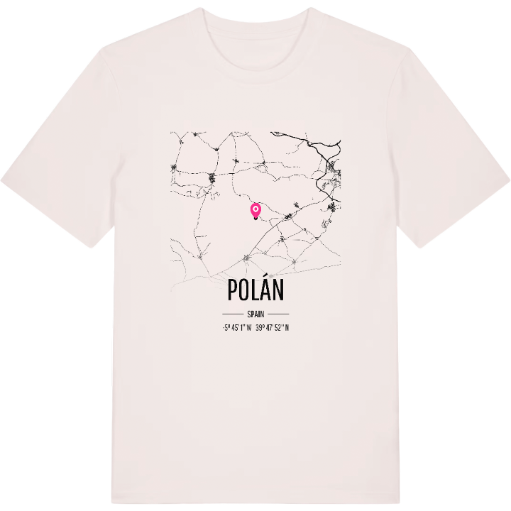 Polán karta t-shirt – t-shirt från PinShirt