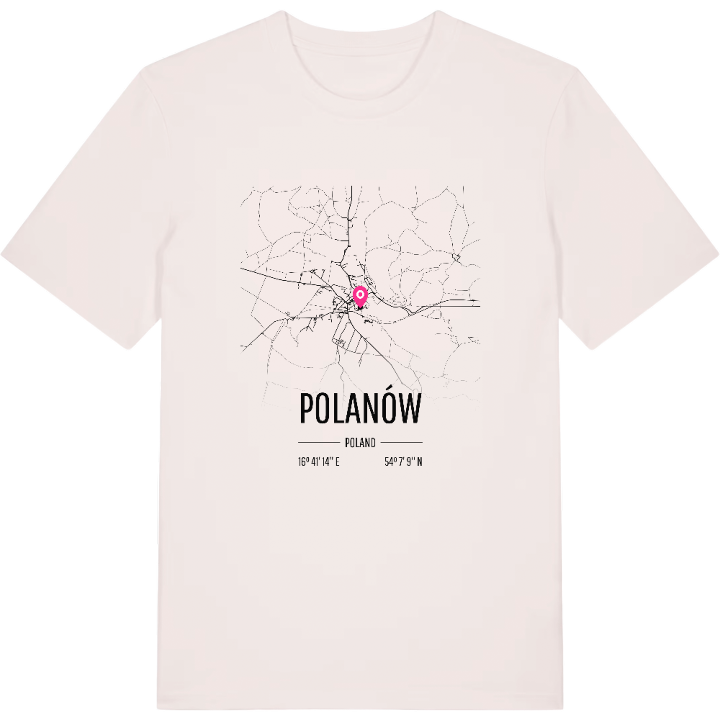 Polanów karta t-shirt – t-shirt från PinShirt
