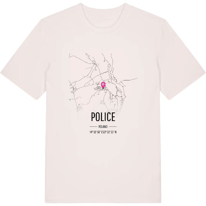 Police karta t-shirt – t-shirt från PinShirt