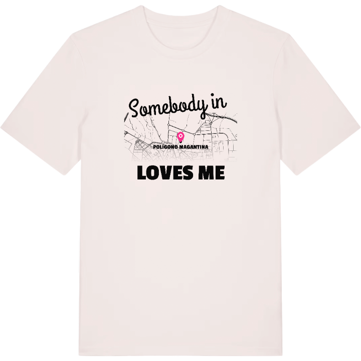 Någon i Polígono Magantina älskar mig t-shirt – t-shirt från PinShirt