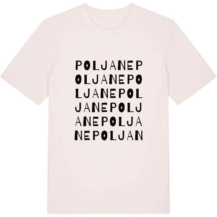 Poljane ordlek t-shirt – t-shirt från PinShirt