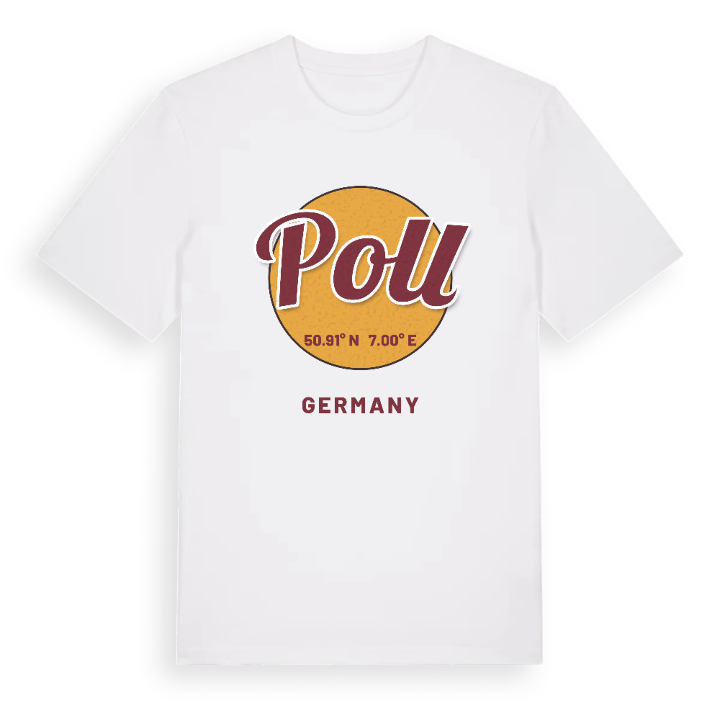 Poll cirkel t-shirt – t-shirt från PinShirt