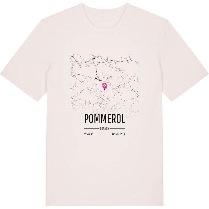Pommerol karta t-shirt – t-shirt från PinShirt