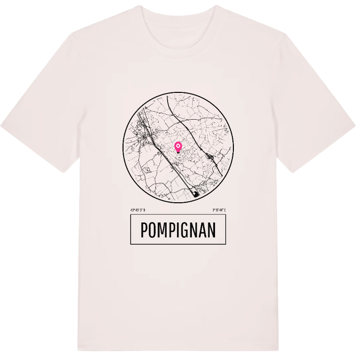 Pompignan t-shirt – t-shirt från PinShirt