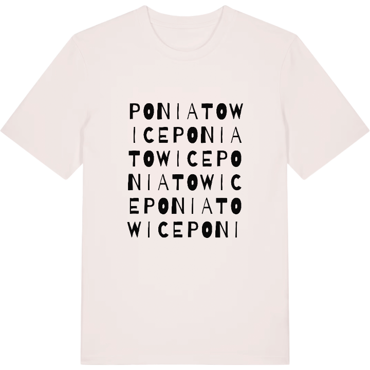 Poniatowice ordlek t-shirt – t-shirt från PinShirt