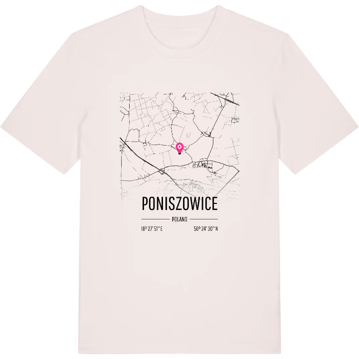 Poniszowice karta t-shirt – t-shirt från PinShirt