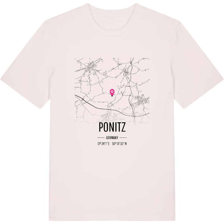 Ponitz karta t-shirt – t-shirt från PinShirt
