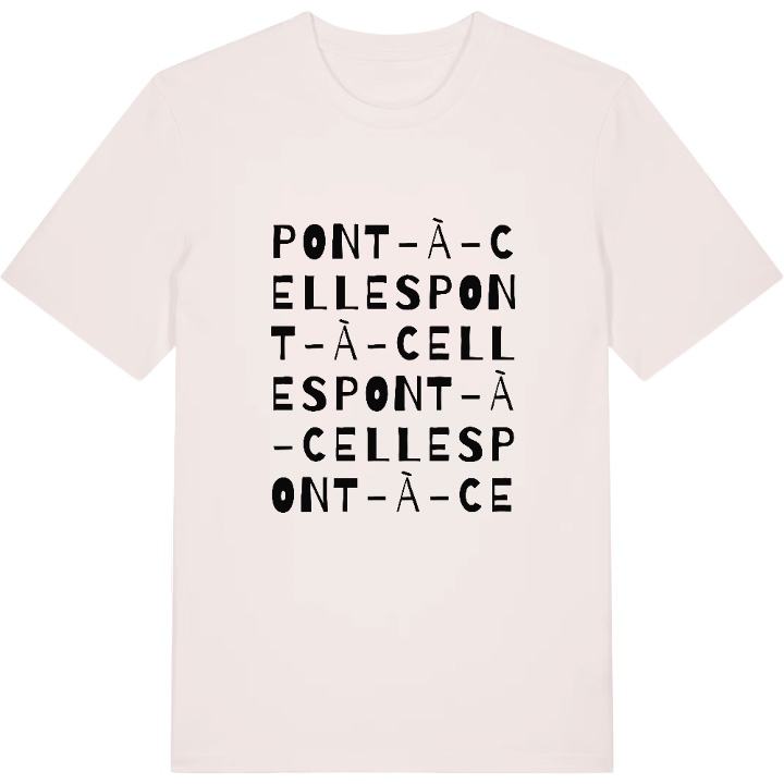 Pont-à-Celles ordlek t-shirt – t-shirt från PinShirt
