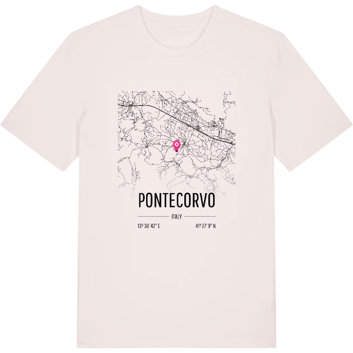 Pontecorvo karta t-shirt – t-shirt från PinShirt