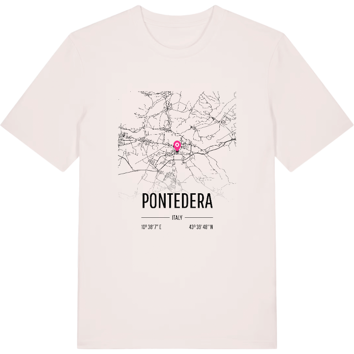 Pontedera karta t-shirt – t-shirt från PinShirt