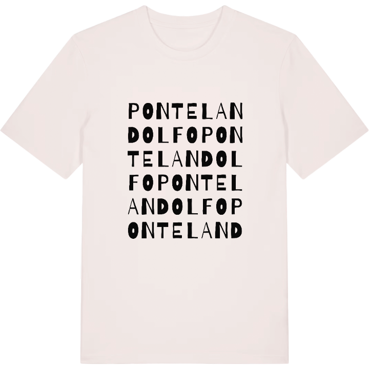 Pontelandolfo ordlek t-shirt – t-shirt från PinShirt