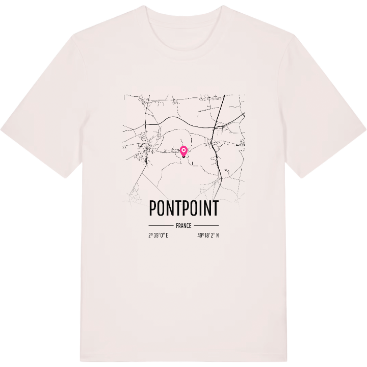 Pontpoint karta t-shirt – t-shirt från PinShirt