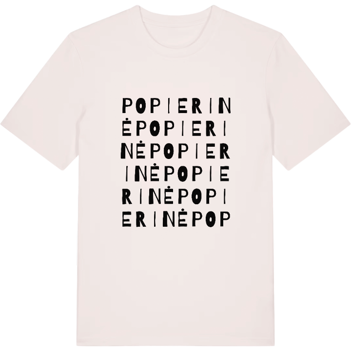 Popierinė ordlek t-shirt – t-shirt från PinShirt