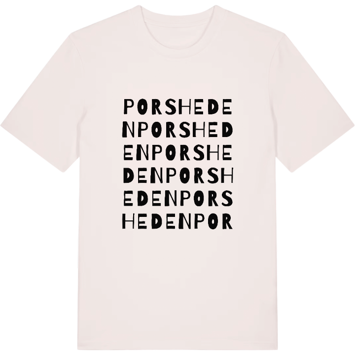 Porsheden ordlek t-shirt – t-shirt från PinShirt