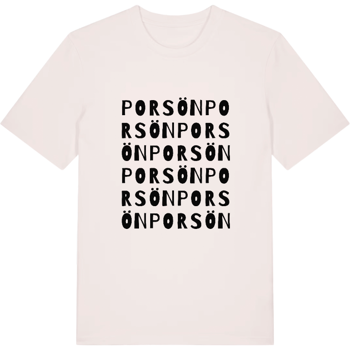Porsön ordlek t-shirt – t-shirt från PinShirt