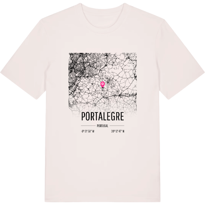 Portalegre karta t-shirt – t-shirt från PinShirt