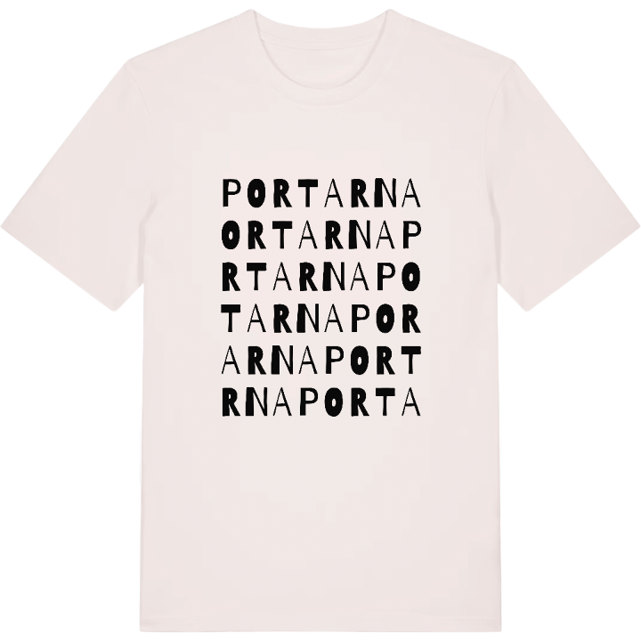 Portarna ordlek t-shirt – t-shirt från PinShirt