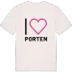 Jag älskar Porten t-shirt stort tryck