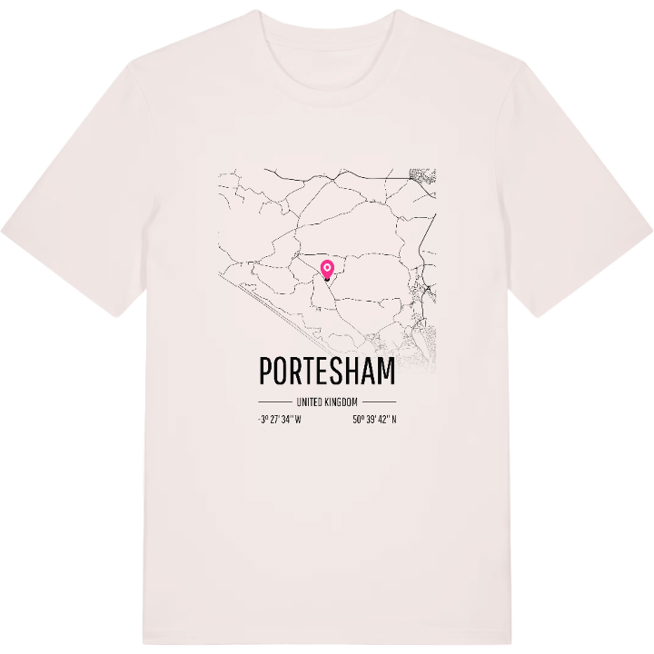 Portesham karta t-shirt – t-shirt från PinShirt