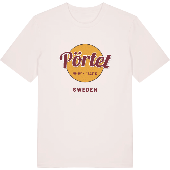 Pörtet cirkel t-shirt – t-shirt från PinShirt