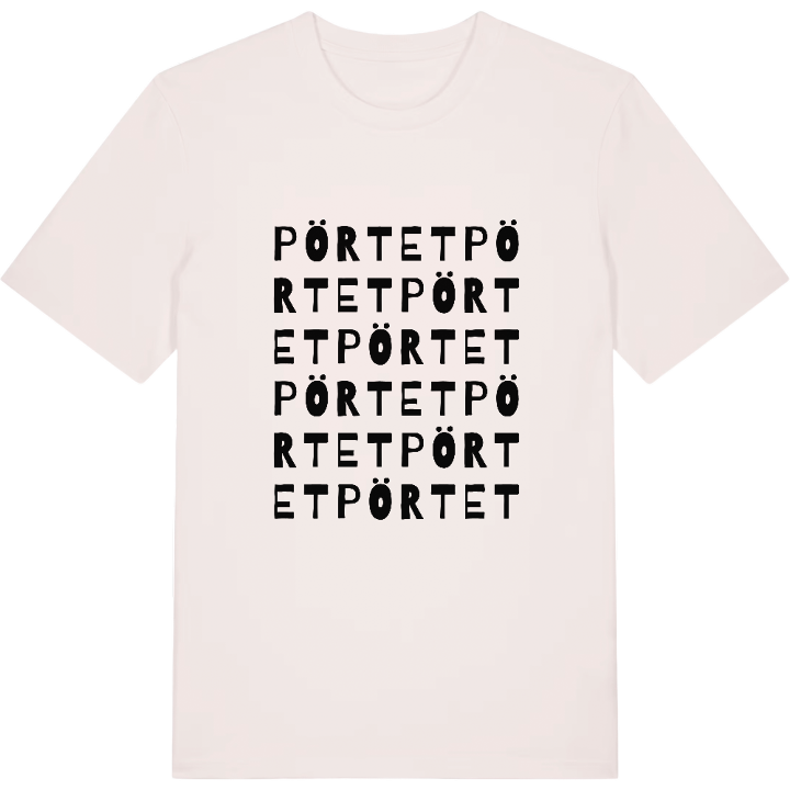 Pörtet ordlek t-shirt – t-shirt från PinShirt