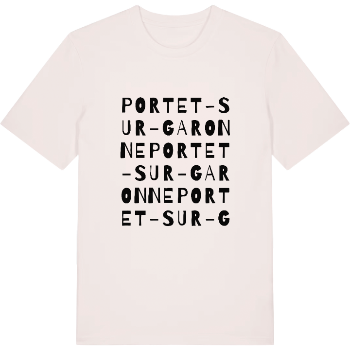 Portet-sur-Garonne ordlek t-shirt – t-shirt från PinShirt