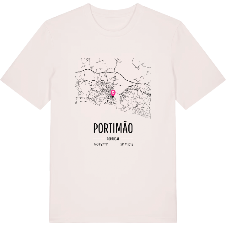 Portimão karta t-shirt – t-shirt från PinShirt