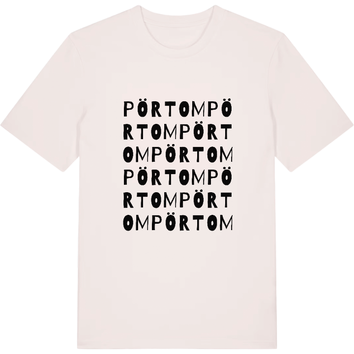Pörtom ordlek t-shirt – t-shirt från PinShirt