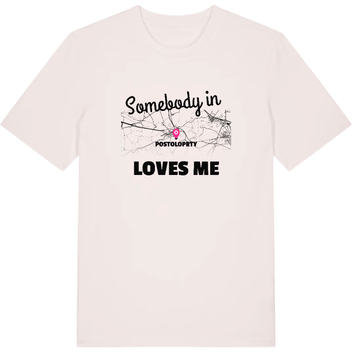 Någon i Postoloprty älskar mig t-shirt – t-shirt från PinShirt