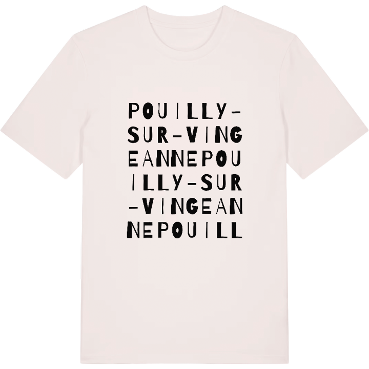 Pouilly-sur-Vingeanne ordlek t-shirt – t-shirt från PinShirt