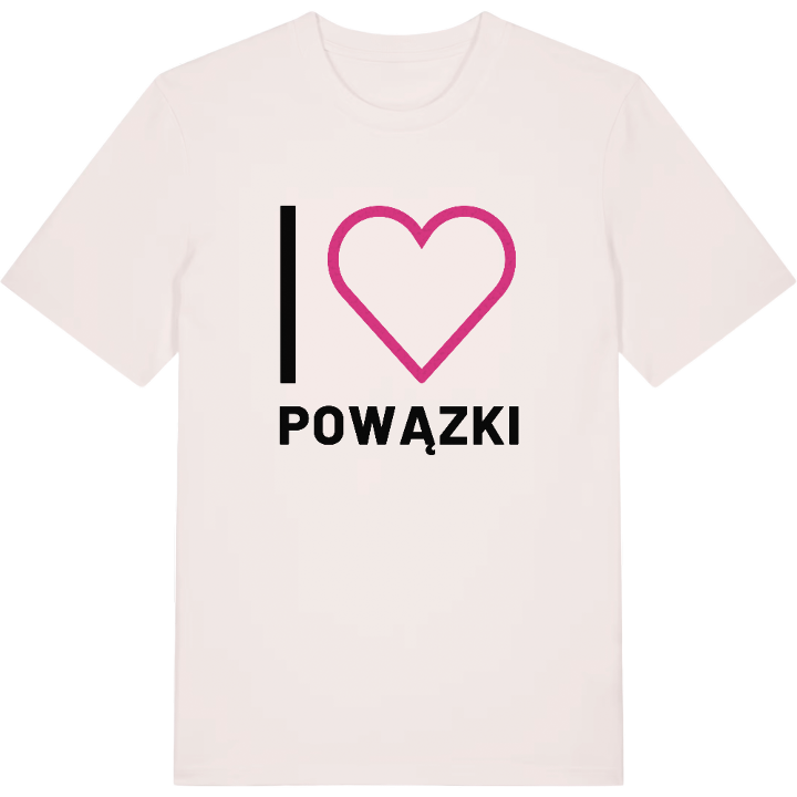 Jag älskar Powązki t-shirt stort tryck – t-shirt från PinShirt